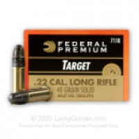 Bulk Federal Gold Medal Target LRN Ammo