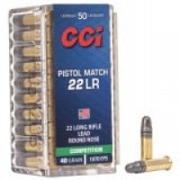 CCI Pistol Match LRN Ammo