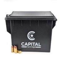 Bulk Capital Cartridge Brass Plated Steel FREE CAN FMJ Ammo