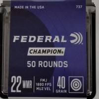 Federal Champion Brass M-ID FMJ Ammo