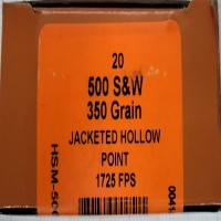 HSM Brass M-ID JHP Ammo