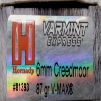 Hornady Varmint Express V-Max Brass M-ID Ammo