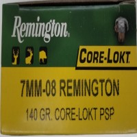 Remington Core-Lokt PSP Brass M-ID Ammo