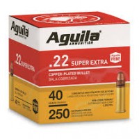 SPRING SALE Aguila Super Extra High Velocity Cube HV CP Solid Point Ammo