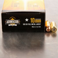 10mm Auto Ammo - ARMSCOR USA Precision Ammo FMJ ARMSCOR USA Precision FMJ Ammo