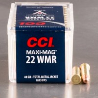 CCI Maxi-Mag TMJ Ammo
