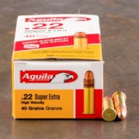 Aguila High Velocity Solid Point Ammo