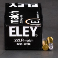 22LR Ammo - Eley Match Ammo LFN Eley Match LFN Ammo