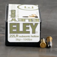 Bulk Eley Subsonic HP Ammo