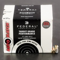 22LR Ammo - Federal AutoMatch Target Ammo LRN Federal AutoMatch Target LRN Ammo