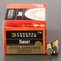 Federal Gold Medal Target Solid Point Ammo