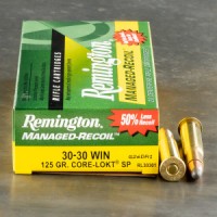 30-30 Win Ammo - Remington Managed-Recoil Core-Lokt SP Ammo Remington Managed-Recoil Core-Lokt SP Ammo