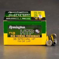 38 Special Ammo - Remington HTP LHP Ammo +P Remington HTP LHP +P Ammo