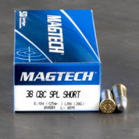 38 Special Ammo - Bulk Short Magtech Lead Ammo RN Bulk Short Magtech Lead RN Ammo