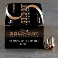 38 Special Ammo - Bulk Speer Gold Dot Ammo JHP +P Bulk Speer Gold Dot JHP +P Ammo