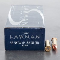 Bulk Speer Lawman TMJ +P Ammo