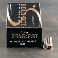 38 Special Ammo - Speer LE Gold Dot GDHP Ammo Speer LE Gold Dot GDHP Ammo