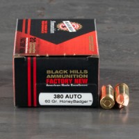 380 Auto Ammo - Black Hills HoneyBadger Ammo Black Hills HoneyBadger Ammo