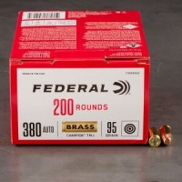 380 Auto Ammo - Federal Champion Ammo FMJ Federal Champion FMJ Ammo