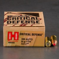Hornady Critical Defense FTX HP Ammo