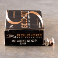 380 Auto Ammo - Bulk Speer Gold Dot Ammo HP Bulk Speer Gold Dot HP Ammo