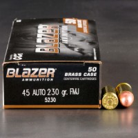 Bulk Blazer Brass FMJ Ammo