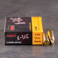 Bulk PMC X-TAC FMJBT Ammo