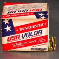 Bulk Winchester USA VALOR M193 FMJ Ammo