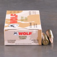 Bulk Wolf Military Classic FMJ Ammo