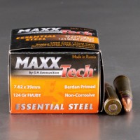 Bulk MAXXTech Essential Steel FMJBT Ammo