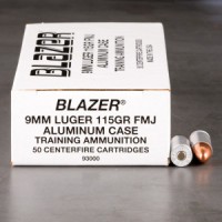 Bulk Blazer Aluminum FMJ Ammo
