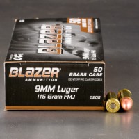 Bulk Blazer Brass FMJ Ammo
