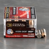 9mm Ammo - Federal Hydra-Shok Deep Ammo JHP Federal Hydra-Shok Deep JHP Ammo