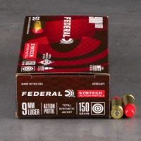9mm Ammo - Federal Syntech Total Synthetic Jacket Ammo Federal Syntech Total Synthetic Jacket Ammo