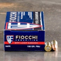 Fiocchi Sub-Sonic FMJ Ammo