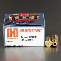 9mm Ammo - Hornady Subsonic XTP Ammo Hornady Subsonic XTP Ammo