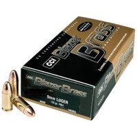 CCI Blazer Brass Luger Limit FMJ Ammo