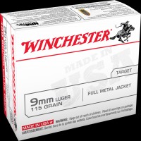 Bulk Winchester Luger Free Shipping FMJ Ammo