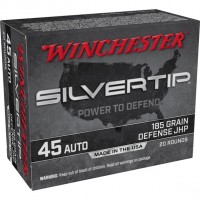 Winchester Silvertip Defense JHP Ammo