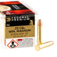 22 WMR Ammo - Bulk Ammo Federal Varmint & Predator JHP TNT Bulk Federal Varmint & Predator JHP TNT Ammo