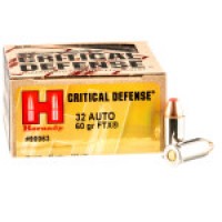 Ammo Hornady Critical Defense FTX Ammo