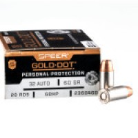 32 ACP Ammo - Ammo Speer JHP Ammo Speer JHP Ammo