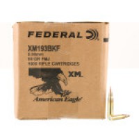 Ammo Federal American Eagle XM193 FMJ Ammo