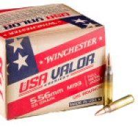 Ammo Winchester USA VALOR M193 FMJ Ammo