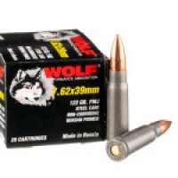 Bulk Wolf FMJ Ammo