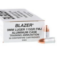 Bulk Blazer Aluminum FMJ Ammo