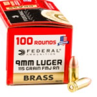 Bulk Federal Champion Brass FMJ Ammo