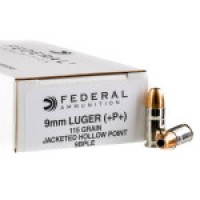 Bulk Federal LE JHP +P+ Ammo