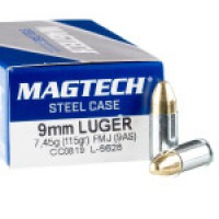 Bulk Magtech Steel CASES FMJ Ammo