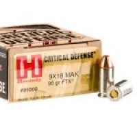 Ammo Hornady Critical Defense JHP Ammo